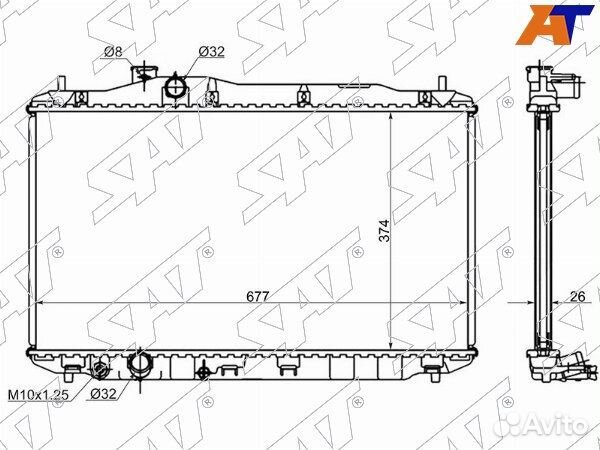 Радиатор honda civic, honda civic FN#/FK# 06- HB, honda civic FN#/FK# 06-12 HBK