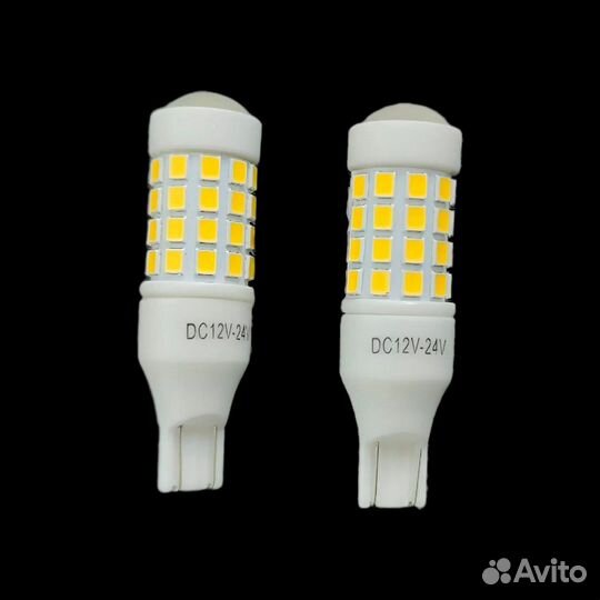 Яркая LED лампа заднего хода W16W MSA (2шт)