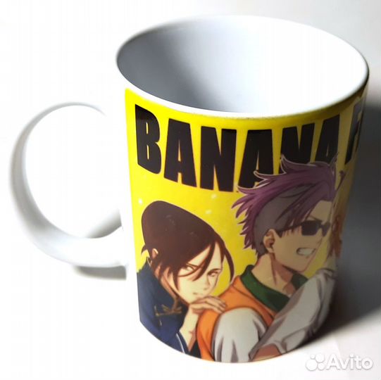 Кружка Аниме Банановая рыба-1