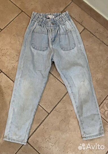 Джинсы zara для девочки 122