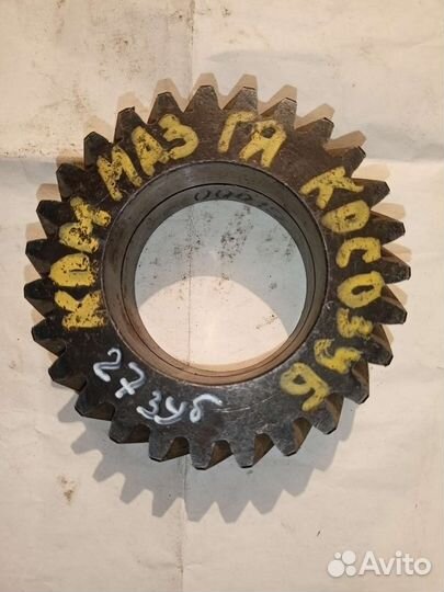 Шестерня ком маз,гя(косозубая) 27 зуб количество