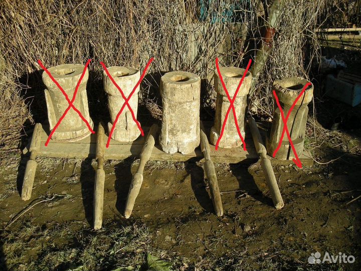 Ступа и пехтиль деревянная ступка чугун самовывоз