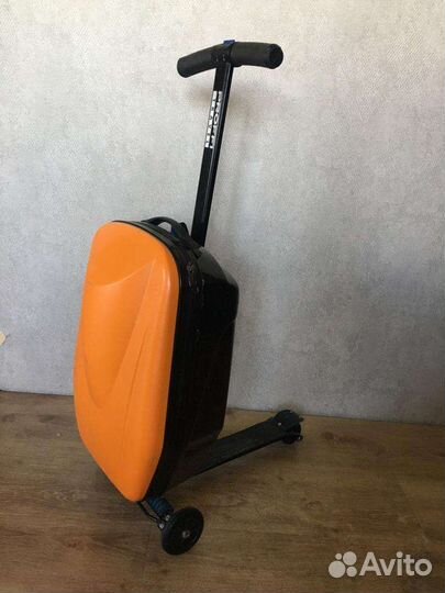 Детский чемодан самокат