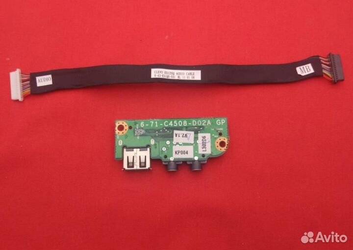 Плата расширения USB/Audio ноутбука DNS C5500Q, C5