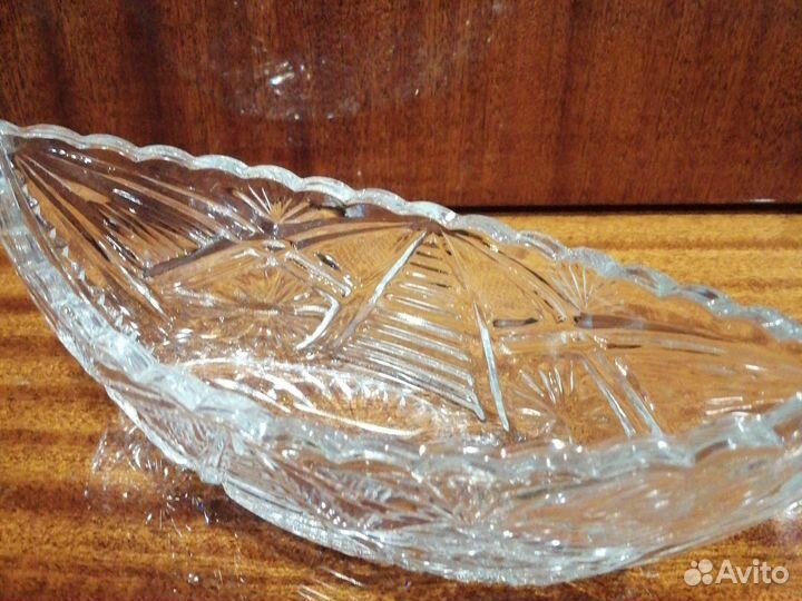 Салатник хрустальный СССР