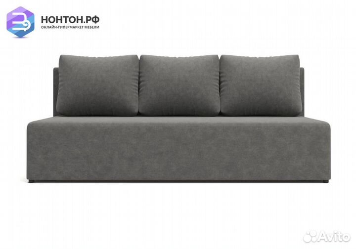 Диван еврокнижка Нексус серый