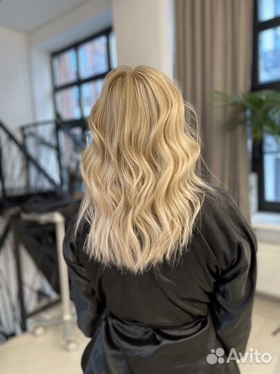 Окрашивание волос модель