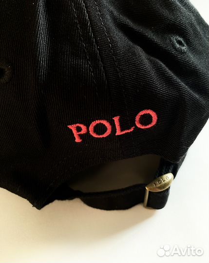 Polo ralph lauren кепка черная