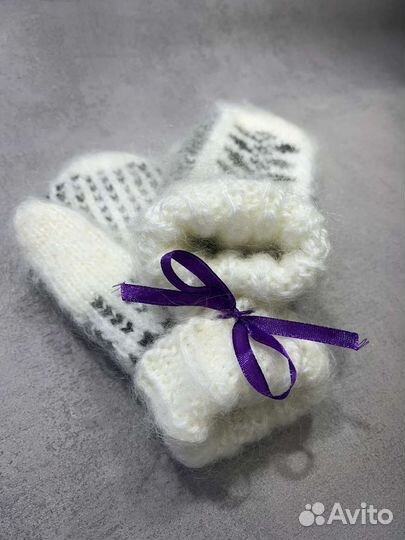 Варежки пуховые