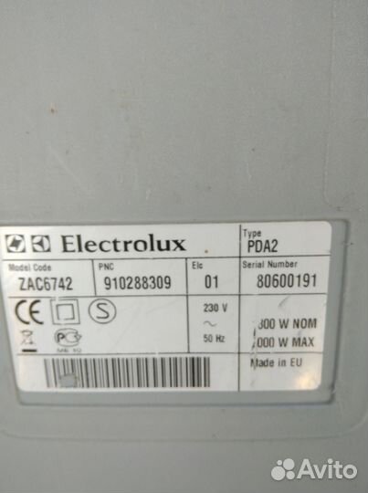 Пылесос Electrolux на запчасти