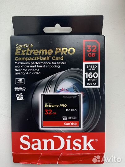 SanDisk Extreme Pro CompactFlash 160MB/s 32GB