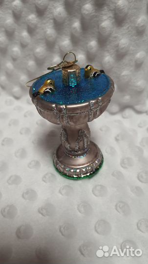 Елочная игрушка поилка