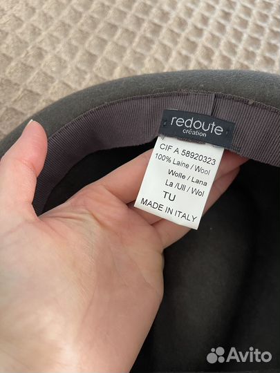 Шляпа LaRedoute Италия шерсть