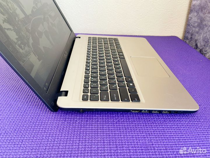 Быстрый Ноутбук Asus 4 Ядра / SSD + Сумка