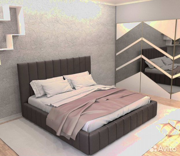 Кровати с изголовьем