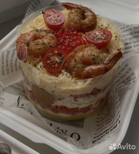 Бенто салат на заказ трайфлы