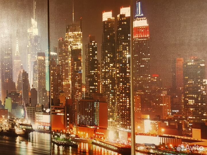 Картина модульная на холсте печать