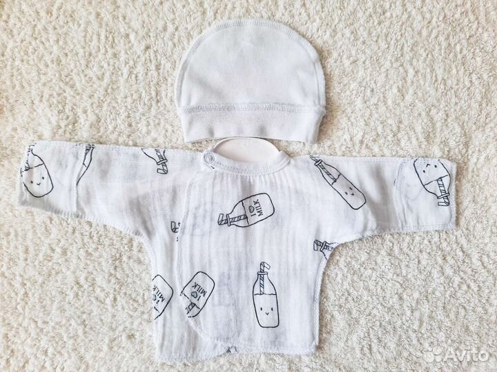 Распашонка муслин для новорожденного