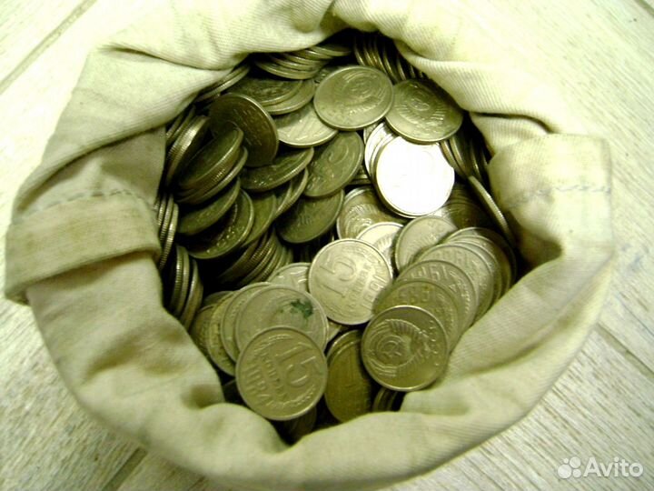Мелочь СССР в куче на вес по 1кг