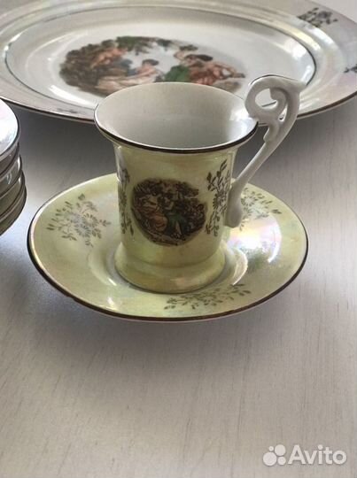 Сервиз кофейный Мадонна гдр 6 персон