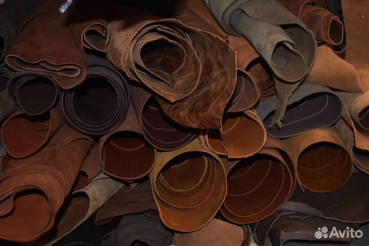 Кожа натуральная коричневая