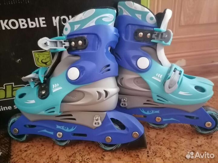 Роликовые коньки детские раздвижные 30-33