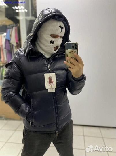 Куртка Moncler с NFC премиум синяя