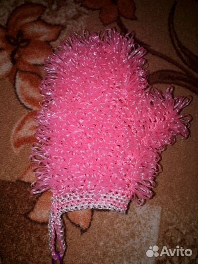 Мочалка большая, мини в ассортименте, рукавичка