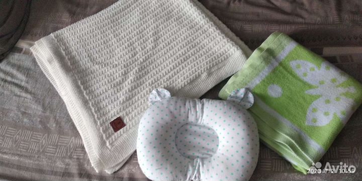Плед детский и подушка