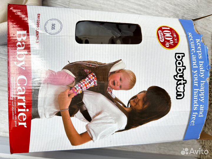 Слинг рюкзак переноска для малыша babyton