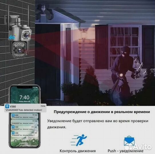 Камера видеонаблюдения 4g