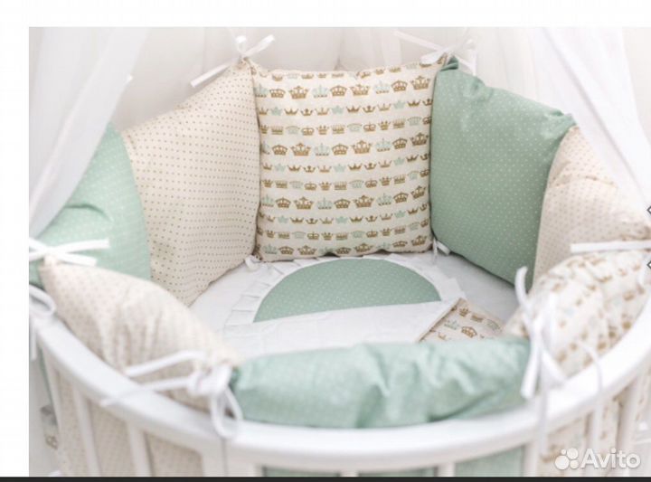 Комплект постельного белья в детскую кроватку-тран