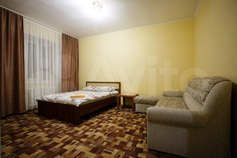 1-к. квартира, 38 м², 2 кровати