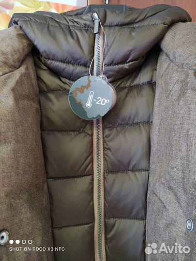 Продам женский пуховик размер 52