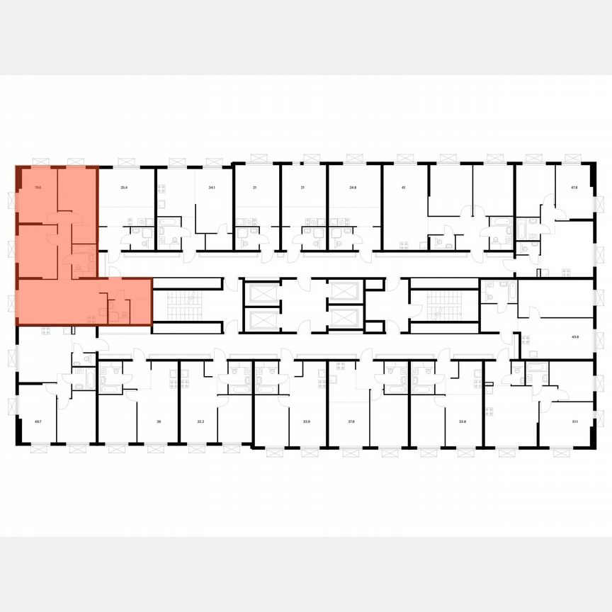 3-к. квартира, 79,6 м², 3/24 эт.