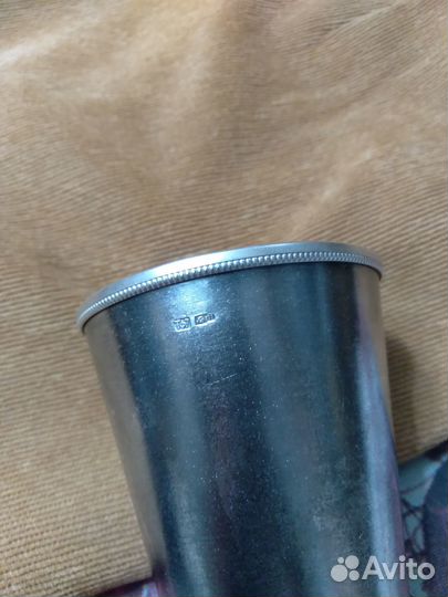 Стопка серебро 875