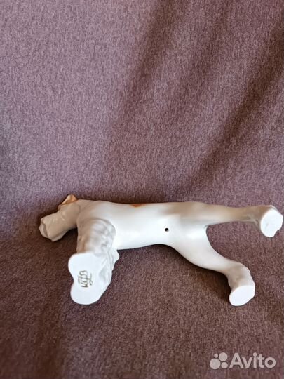 Фарфоровая статуэтка собака ифз