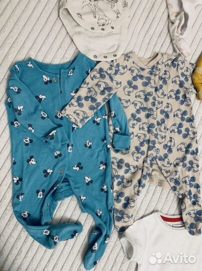 Фирменные вещи на малыша 0/12 мес