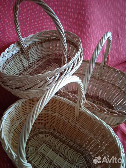 Корзина плетеная для грибов, овощная, детская