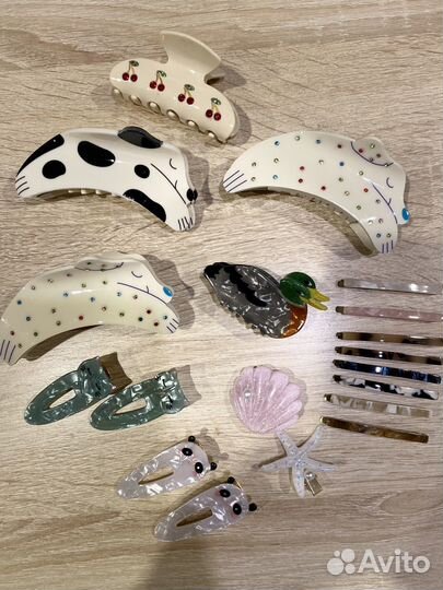 Крабики заколки для волос в стиле Viva LA Vika