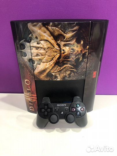 Sony Ps3 SuperSlim 500gb HFW + 70 топ игр