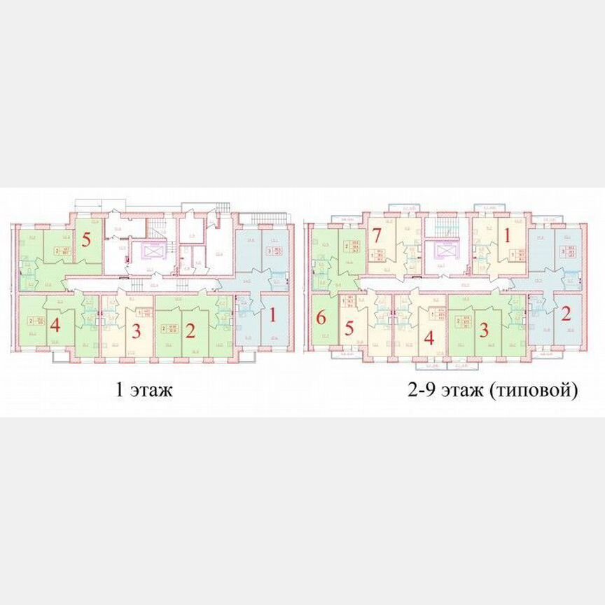 3-к. квартира, 83,3 м², 8/9 эт.