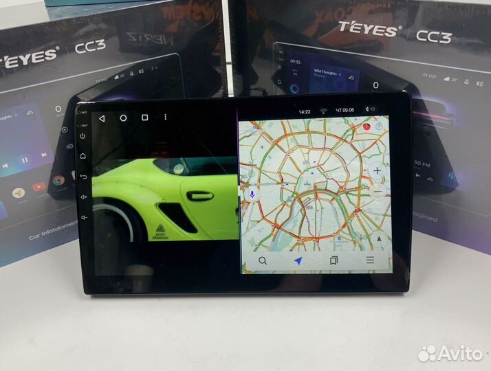 Магнитола на андройде Teyes CC3 6/128 для Киа