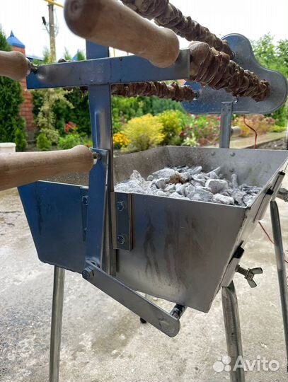Мангал автоматический угольный