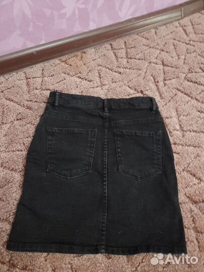 Джинсовая юбка zara