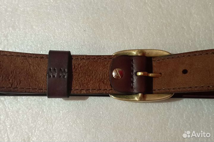 Мужской кожаный ремень