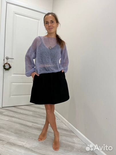 Свитер женский 42-46 оверсайз