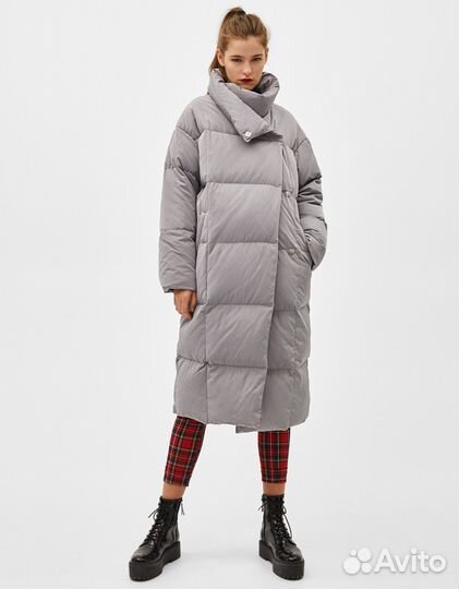 Пуховик одеяло #Puffer SuperSizeMe bershka