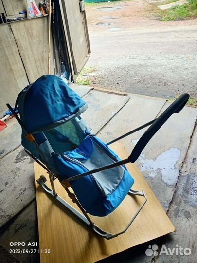 Сани коляска детские