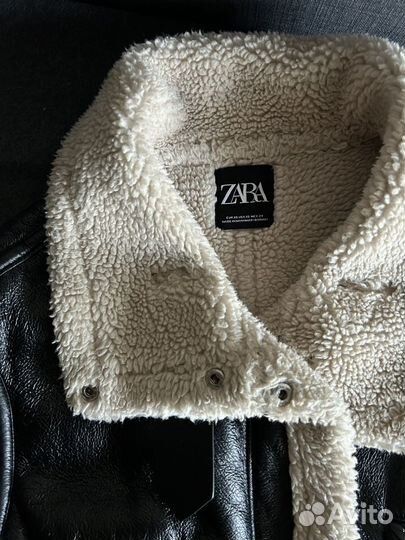 Дубленка женская zara